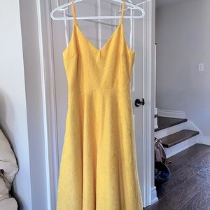 Lulus Yellow Cocktail Dress
